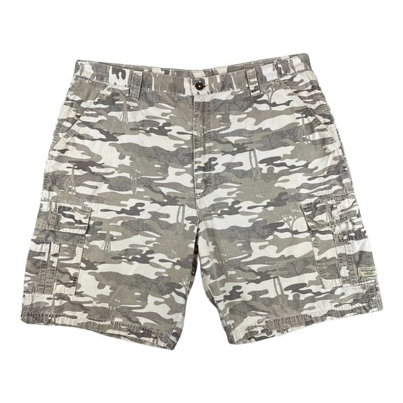 Wrangler Mens 4 Camo Cargo Shorts 